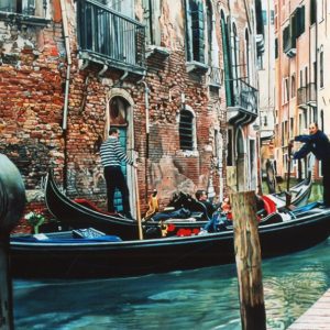 Philippe Daverio in gondola