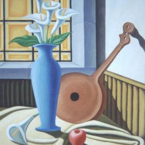 Natura morta con mandolino