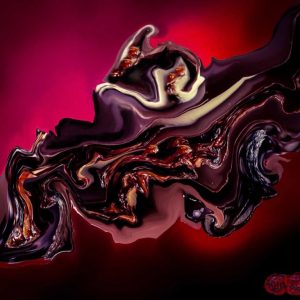 Black velvet inspired by a michelin star desert